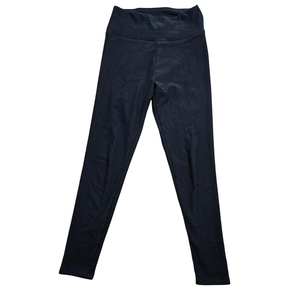 Orvis Classic Collection Black High Rise Modal Blend Leggings XL Solid Stretch